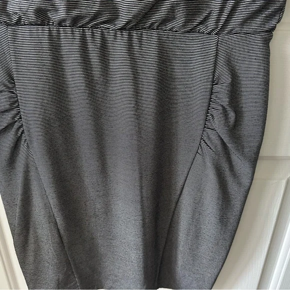 #7 ATHLETA Dress XSP Navy/White tiny stripes Boat Neck, Sleeveless, Lined - Picture 5 of 15